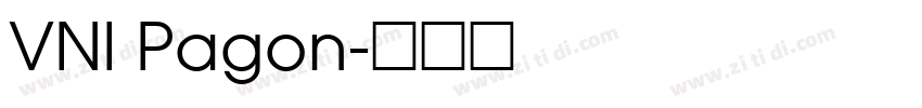 VNI Pagon字体转换